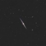 Needle galaxy-lindic astrophotography