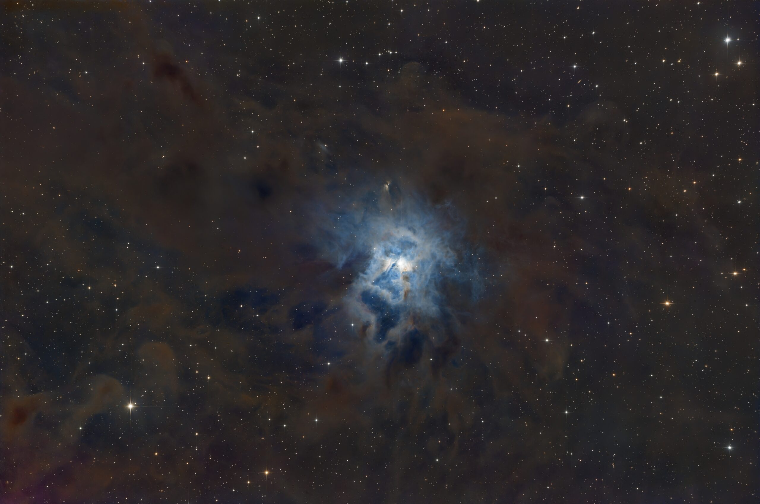 The Iris nebula-lindic astrophotography