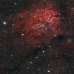 Reflection nebula in Vulpecula-lindicastrophotography