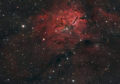 Reflection nebula in Vulpecula-lindicastrophotography