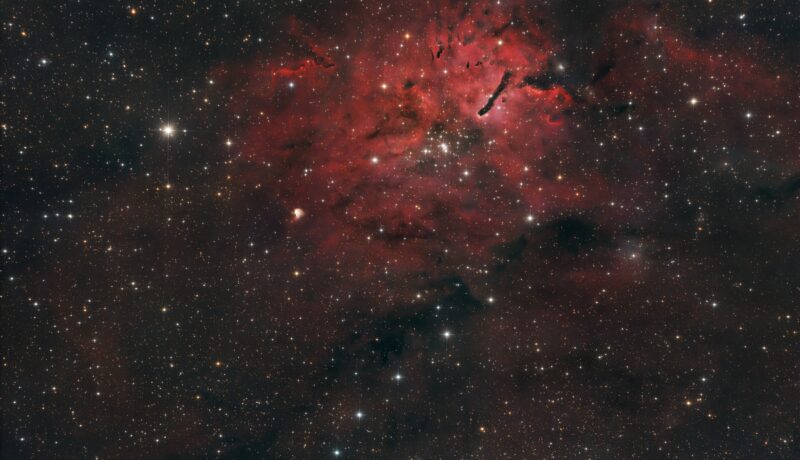 Reflection nebula in Vulpecula-lindicastrophotography