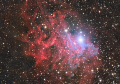 Flaming star nebula - lindic astrophotography